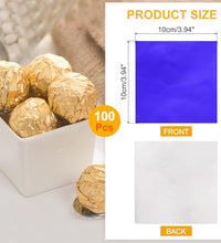 100 piezas de papel de aluminio para dulces