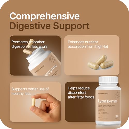 120 cápsulas de enzimas para salud intestinal