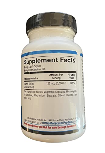 120 Cápsulas de Vitamina D