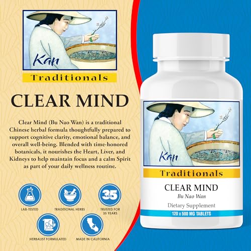 120 tabletas Clear Mind Formula