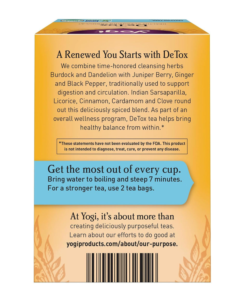 16 bolsitas de YOGI TEA