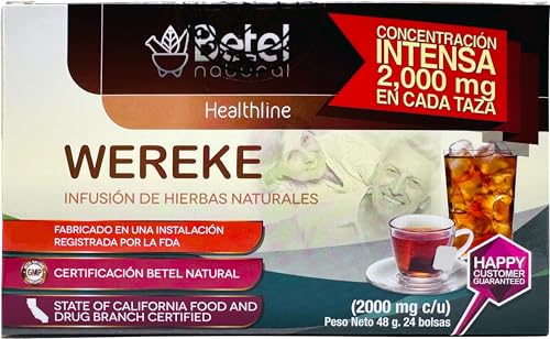 24 bolsitas de té wereke natural