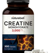 300 cápsulas de creatina NatureBell