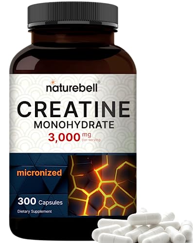 300 cápsulas de creatina NatureBell