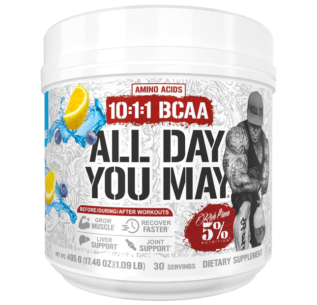 5% Nutrition BCAA en polvo