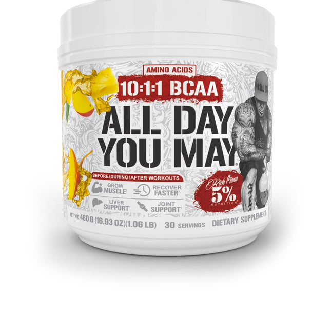 5% Nutrition BCAA en polvo