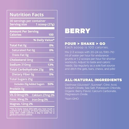 50 porciones de energía natural
