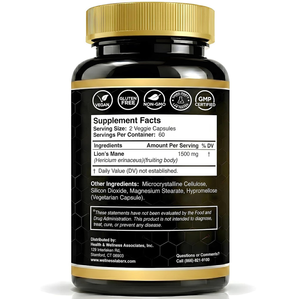 500 mg de Melena de león