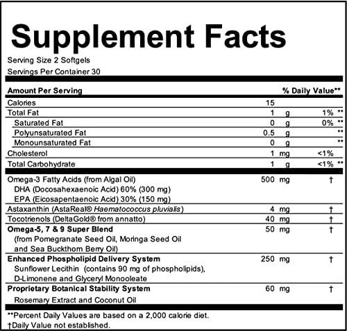 60 cápsulas blandas Omega 3