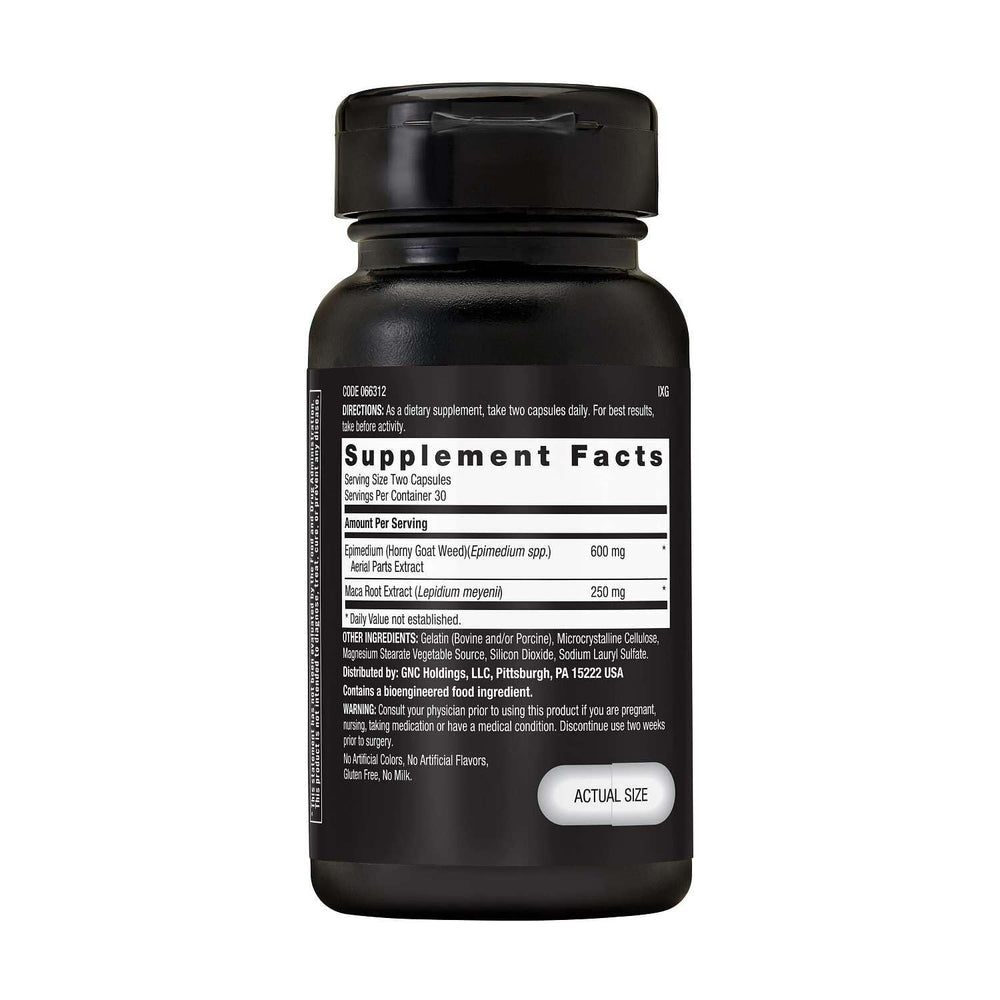 60 cápsulas de GNC Horny Goat Weed
