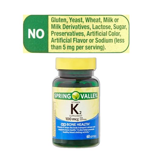 60 softgels de vitamina K2 para bienestar