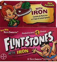 60 tabletas de Flintstones
