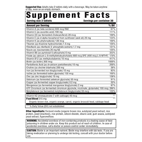60 tabletas de multivitamínicos Innate Response