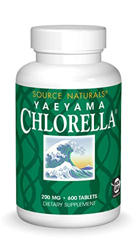 600 tabletas veganas de chlorella