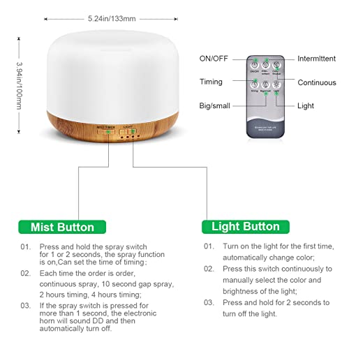 7 luces LED para ambiente relajante