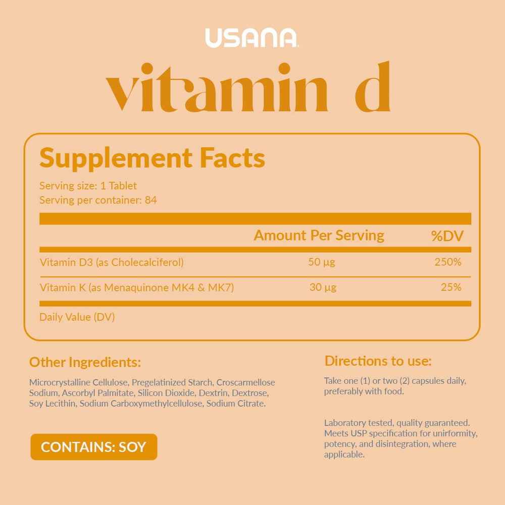 84 tabletas de Vitamina D