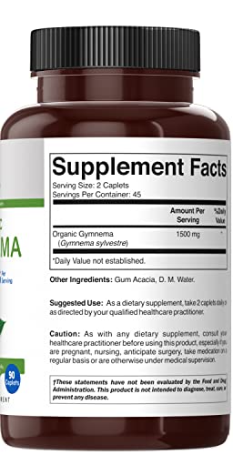 90 tabletas de Gymnema para energía diaria