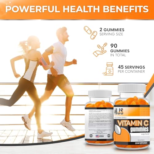 90 unidades de gomitas de vitamina C