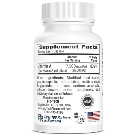 A-25 100 cápsulas de vitamina
