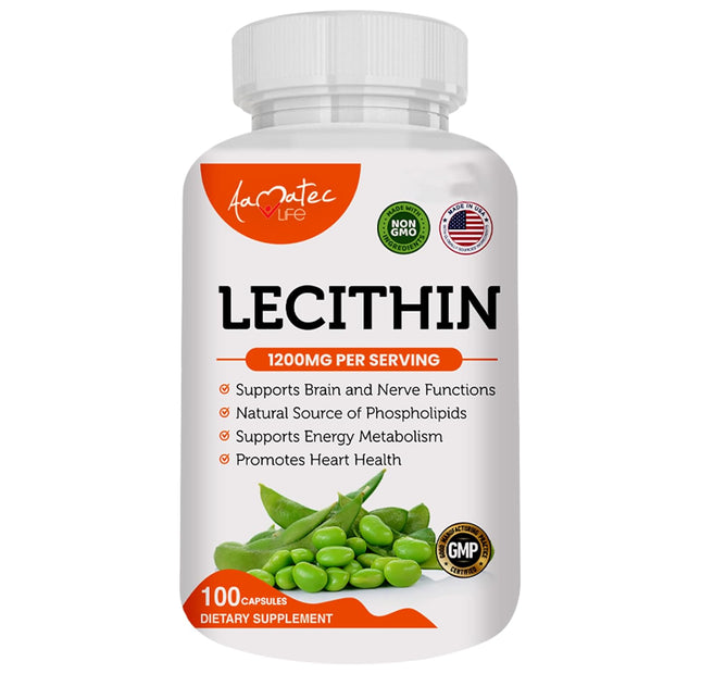 AAMATEC LIFE Lecitina de Soja 1200 mg