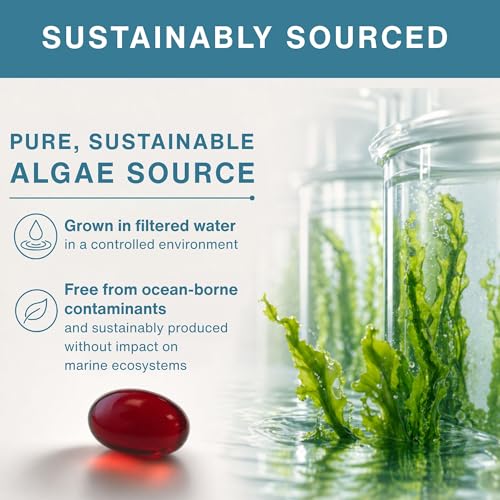 aceite de algas con EPA para corazón sano