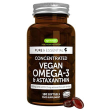 Aceite de algas omega-3 vegano