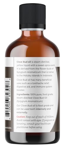Aceite de clavo para uso alimenticio