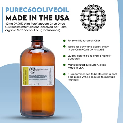 Aceite de coco en botella de vidrio