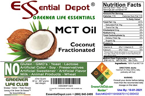 Aceite de coco resellable para almacenamiento
