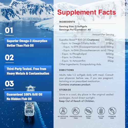 Aceite de kril con alta absorción de omega 3