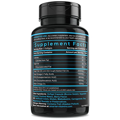 Aceite de pescado AlaskOmega 2000mg