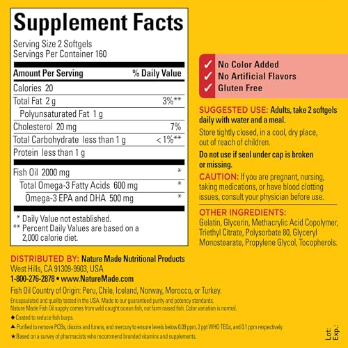 aceite de pescado burp less 1000mg