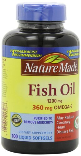 Aceite de pescado Nature Made 1200mg