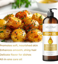 aceite de pescado para cocinar saludable