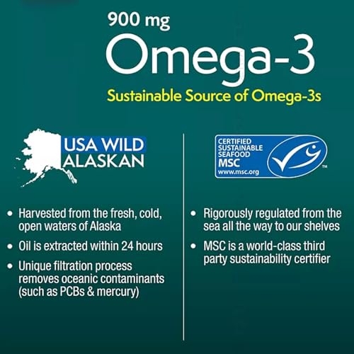 Aceite de pescado salvaje de Alaska