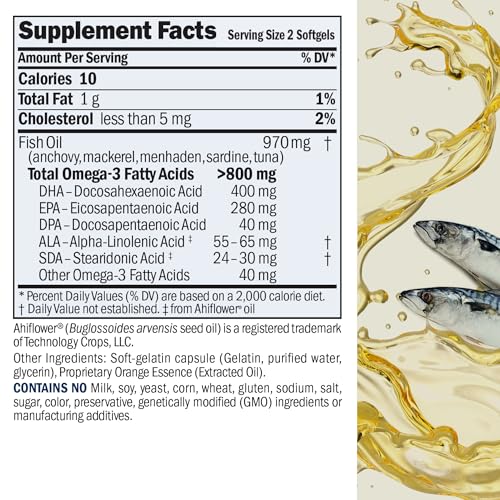 Aceite de pescado sin malestar estomacal
