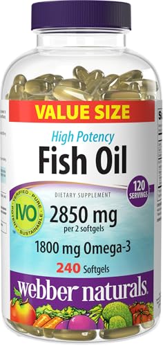 Aceite de pescado Webber Naturals potente