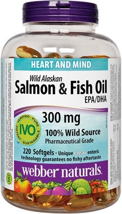 Aceite de salmón natural para salud