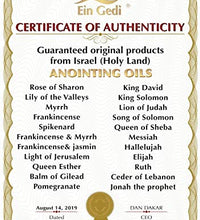 aceite de unción de granada natural