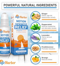 Aceite esencial antináuseas para viajes
