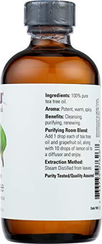 aceite esencial de árbol de té en paquete