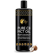 Aceite MCT C8 puro para energía