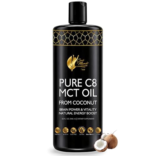 Aceite MCT C8 puro para energía