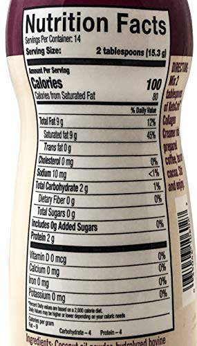 aceite MCT de coco para energía