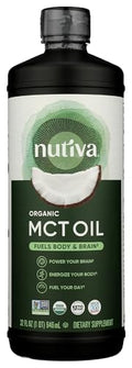 Aceite MCT Orgánico Nutiva sin sabor