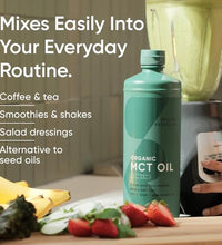 aceite MCT sin gluten para salud