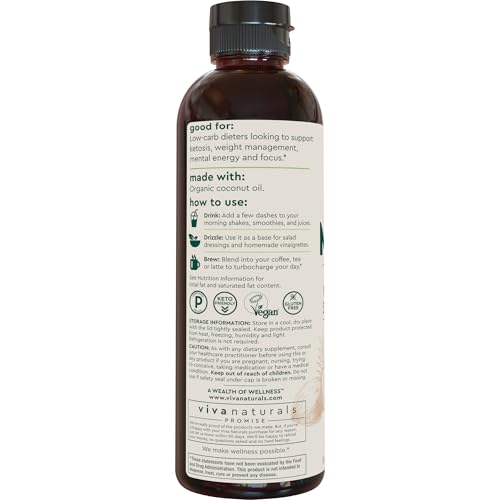 aceite MCT Viva Naturals de 16 oz
