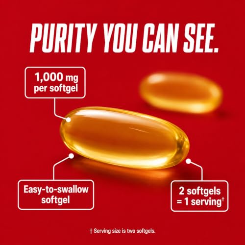 Aceites de pescado Omega-3 fácil de tragar
