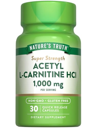 Acetil L-Carnitina 1000mg para energía