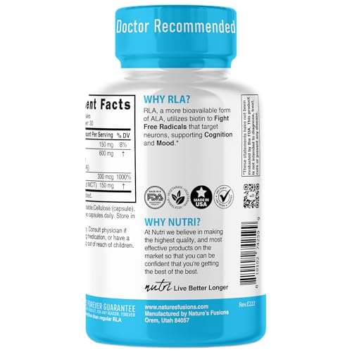 Ácido alfa lipoico y biotina combinados